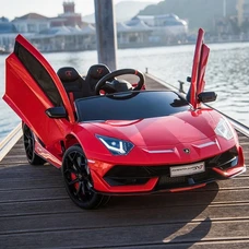 Двухместный детский электромобиль M 6026EBLR-3(24V) красный Lamborghini фото 54