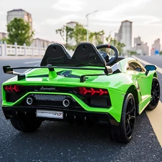Двухместный детский электромобиль M 6026EBLR-5(24V) зеленый Lamborghini фото 14