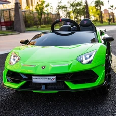 Двухместный детский электромобиль M 6026EBLR-5(24V) зеленый Lamborghini фото 21