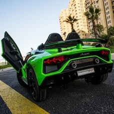 Двухместный детский электромобиль M 6026EBLR-5(24V) зеленый Lamborghini фото 54