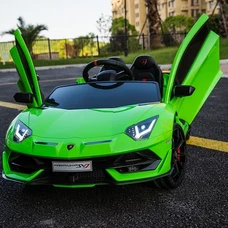 Двухместный детский электромобиль M 6026EBLR-5(24V) зеленый Lamborghini фото 63