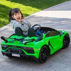 Двухместный детский электромобиль M 6026EBLR-5(24V) зеленый Lamborghini фото 86