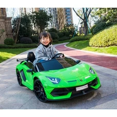 Двухместный детский электромобиль M 6026EBLR-5(24V) зеленый Lamborghini фото 92