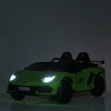 Двухместный детский электромобиль M 6026EBLR-6(24V) желтый Lamborghini фото 18