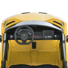 Двухместный детский электромобиль M 6026EBLR-6(24V) желтый Lamborghini фото 22