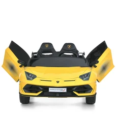 Двухместный детский электромобиль M 6026EBLR-6(24V) желтый Lamborghini фото 32