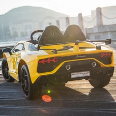 Двухместный детский электромобиль M 6026EBLR-6(24V) желтый Lamborghini фото 63