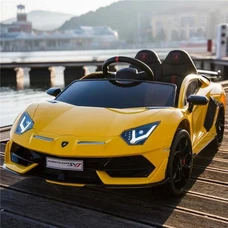 Двухместный детский электромобиль M 6026EBLR-6(24V) желтый Lamborghini фото 92