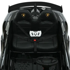 Двухместный детский электромобиль M 6026EBLRS-2(24V) черный Lamborghini автопокраска фото 28