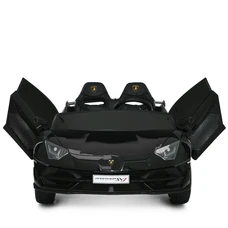 Двухместный детский электромобиль M 6026EBLRS-2(24V) черный Lamborghini автопокраска фото 92