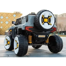 Двухместный детский электромобиль джип M 5075EBLR-11 серый с четырьмя моторами фото 41