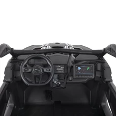 Двухместный детский электромобиль M 4920EBLR-RS бежевый багги с двумя моторами по 240W фото 15