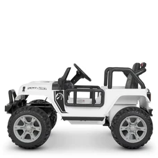 Детский электромобиль M 4282EBLR-1 белый Jeep с двумя моторами фото 41