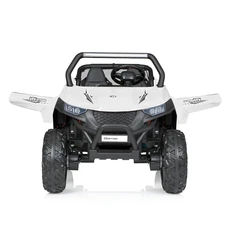 Двухместный детский электромобиль M 5025EBLR-1(24V) белый с четырьмя моторами по 90W фото 14