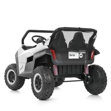 Двухместный детский электромобиль M 5025EBLR-1(24V) белый с четырьмя моторами по 90W фото 37