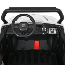 Двухместный детский электромобиль M 5025EBLR-1(24V) белый с четырьмя моторами по 90W фото 63
