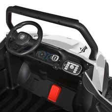 Двухместный детский электромобиль M 5025EBLR-1(24V) белый с четырьмя моторами по 90W фото 71