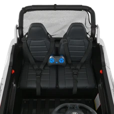 Двухместный детский электромобиль M 5025EBLR-1(24V) белый с четырьмя моторами по 90W фото 86