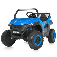Двухместный детский электромобиль M 5025EBLR-4(24V) синий с четырьмя моторами по 90W фото 37