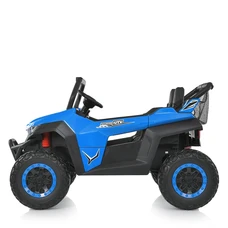 Двухместный детский электромобиль M 5025EBLR-4(24V) синий с четырьмя моторами по 90W фото 41