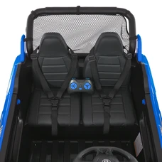 Двухместный детский электромобиль M 5025EBLR-4(24V) синий с четырьмя моторами по 90W фото 71