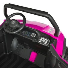 Двухместный детский электромобиль M 5025EBLR-8(24V) розовый с четырьмя моторами по 90W фото 86