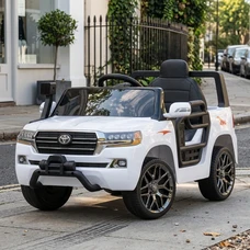 Детский электромобиль M 5101EBLR-1 белый Toyota с двумя моторами по 40W