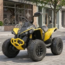 Детский квадроцикл M 5001EBLR-6 желтый с пультом управления