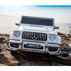 Двухместный детский электромобиль M 4259EBLR-1 белый Mercedes с четырьмя моторами фото 21