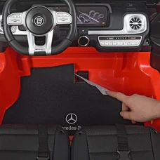 Двухместный детский электромобиль M 4259EBLR-3 красный Mercedes с четырьмя моторами фото 92