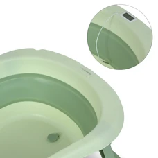 Детская ванночка El Camino Plus ME 1151 Pale Green зеленая с термометром фото 37