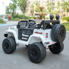 Детский электромобиль M 5836EBLR-1 белый Jeep с четырьмя моторами фото 14