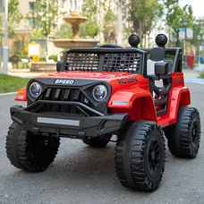 Детский электромобиль M 5836EBLR-3 красный Jeep с четырьмя моторами