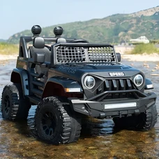 Детский электромобиль M 5836EBLRS-2 черный Jeep с четырьмя моторами фото 14
