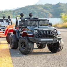 Детский электромобиль M 5836EBLRS-2 черный Jeep с четырьмя моторами фото 54