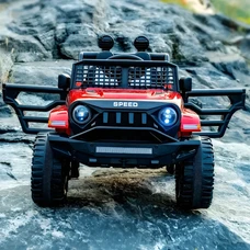 Детский электромобиль M 5836EBLRS-3 красный Jeep с четырьмя моторами фото 14
