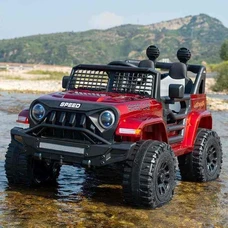 Детский электромобиль M 5836EBLRS-3 красный Jeep с четырьмя моторами фото 54