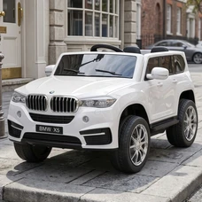 Детский электромобиль M 6139EBLR-1 белый BMW с мягким сиденьем
