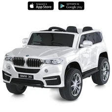 Детский электромобиль M 6139EBLR-1 белый BMW с мягким сиденьем фото 21