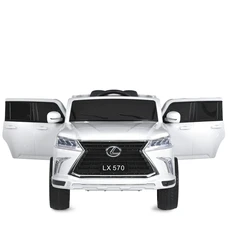 Детский электромобиль M 6140EBLR-1 белый Lexus с двумя моторами фото 28
