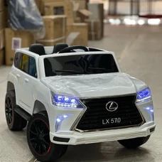 Детский электромобиль M 6140EBLR-1 белый Lexus с двумя моторами фото 21