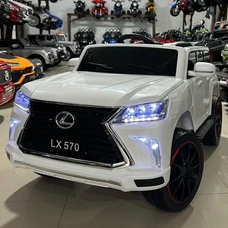 Детский электромобиль M 6140EBLR-1 белый Lexus с двумя моторами фото 37