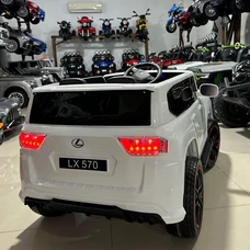 Детский электромобиль M 6140EBLR-1 белый Lexus с двумя моторами фото 63