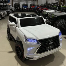 Детский электромобиль M 6140EBLR-1 белый Lexus с двумя моторами фото 71