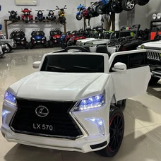 Детский электромобиль M 6140EBLR-1 белый Lexus с двумя моторами фото 86