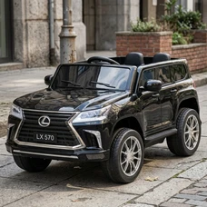 Детский электромобиль M 6140EBLR-2 черный Lexus с двумя моторами