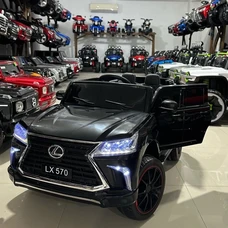 Детский электромобиль M 6140EBLR-2 черный Lexus с двумя моторами фото 14