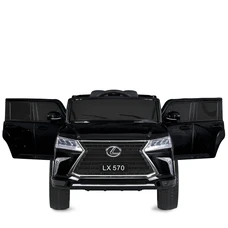 Детский электромобиль M 6140EBLR-2 черный Lexus с двумя моторами фото 22