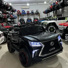 Детский электромобиль M 6140EBLR-2 черный Lexus с двумя моторами фото 92