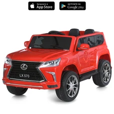 Детский электромобиль M 6140EBLR-3 красный Lexus с двумя моторами фото 37